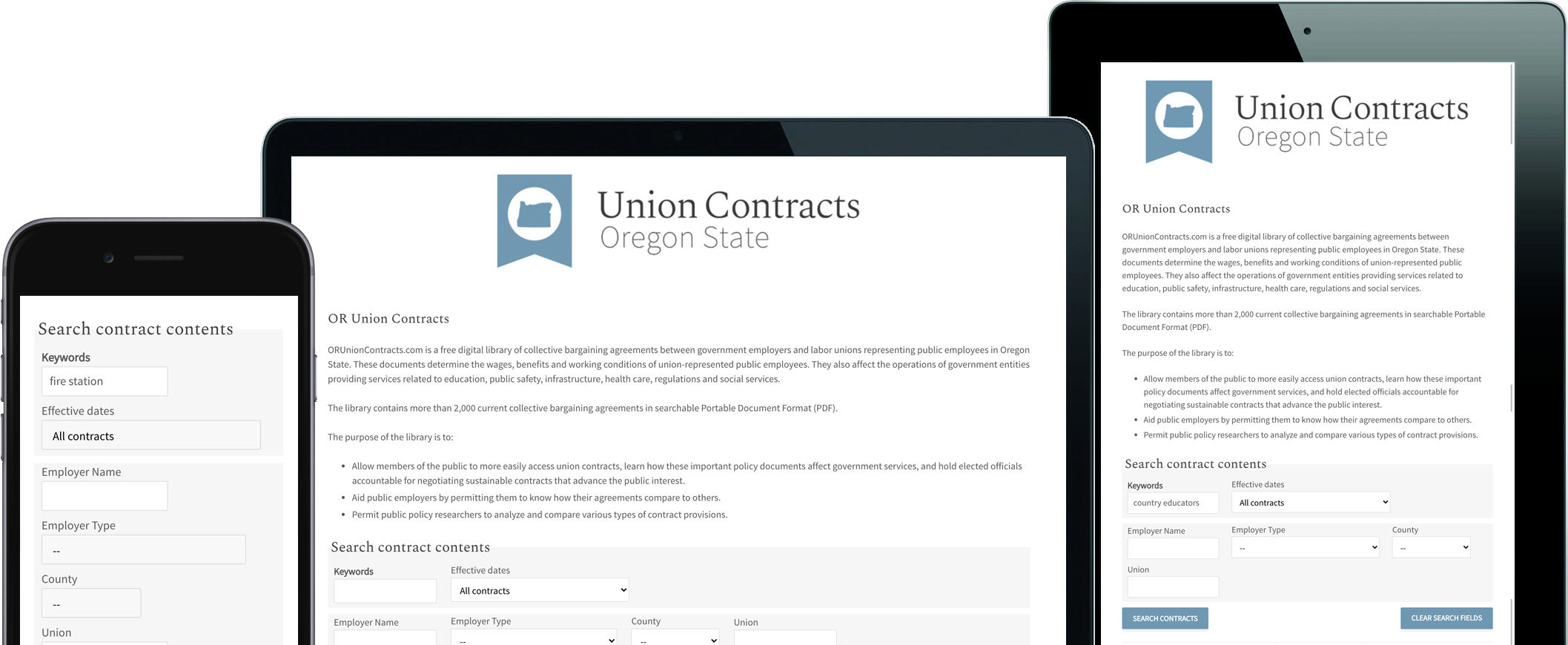 Or Union Contracts